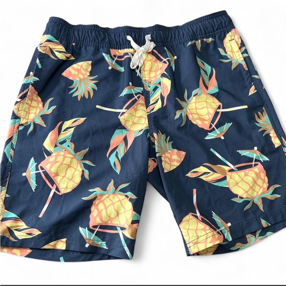Departwest Pineapple Print Men's Swim Shorts